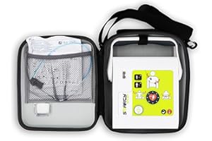 ‎NOTFALLRETTER.DE AED Defibrillator SMARTY SAVER 2025, vollautom. Auslösung, Umschalter Erwachsene/Kinder auf Kleinkinder-Modus, Kombi-Elektroden, MDR-zertifiziert
