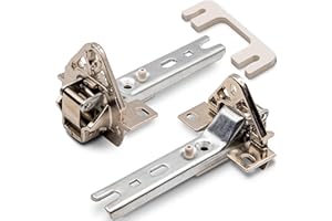 ‎REP:LABS Türscharnier Set Kühlschrank kompatibel/Ersatz für 268698/00268698 Scharniere für Kühlschrank & Gefrierschrank von Bosch, Siemens, Constructa, Neff, Balay