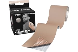 ‎KINTEX Kintex Kinesiology Tape Classic, 7.5 cm x 5 m, Extra Wide Tape, Skin-Friendly & Waterproof, Kinesiology Tape, Physio Tape, for Sports & Physiotherapy