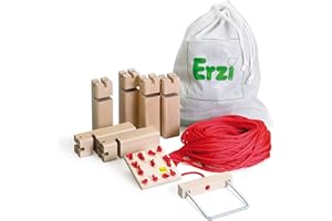 ERZI Le Jeu Les Continents Jouet en Bois, Multicolore