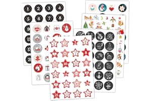 通用 Adventskalender Zahlen Aufkleber