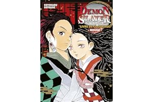 Demon Slayer - Livre de coloriage N°01 : Rouge: Livre de coloriage - Rouge -