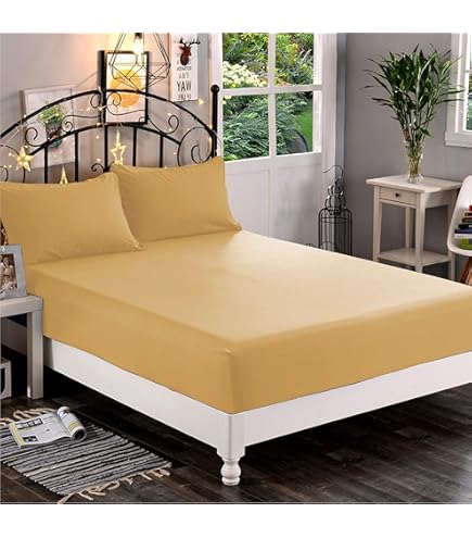 DREAMCARE Queen Fitted Sheet - Extra Deep Pocket Fitted Sheet