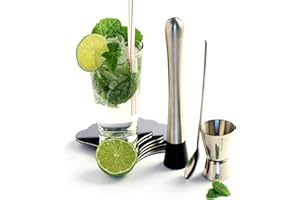 YOKO DESIGN 1238 Kit Mojito INOX Gris 21,6 x 17,5 x 5 cm