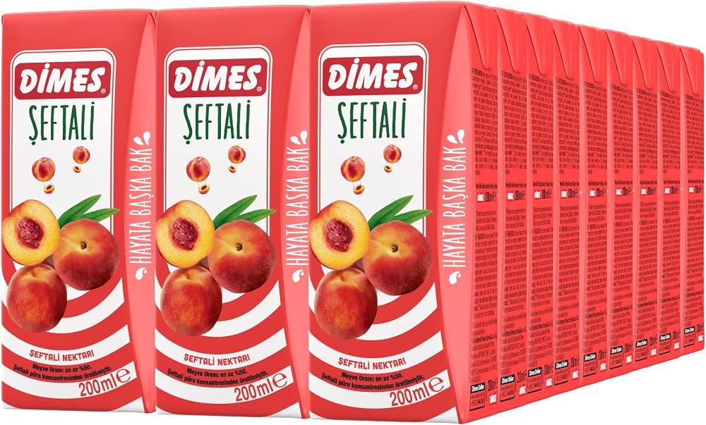 DİMES Şeftali Nektarı, 200ml X 27 Adet