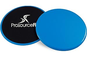 ‎PROSOURCEFIT ProsourceFit Core Sliding Exercise Discs, Dual Sided Sliders for Use On Any Surface at Home or Gym for Full Body Workouts, 2er Set