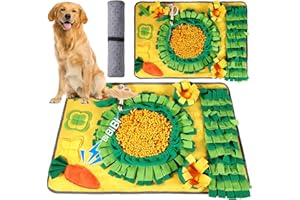 Tonsooze Alfombra Olfativa Perros, Alfombra de Actividades para Mascotas, Alfombra Olfato Perro Mascotas Perros tapete de Entrenamiento Rompecabezas Interactivo Juguetes Entrenamiento de Forraje
