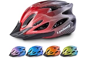 Kids Bike Helmet, Lyefancy Kids Helmet for 3-14 Years Old Boys Girls, Children Adjustable Helmet 50-59cm for Bicycle Scooter Skating Cycling with Visor