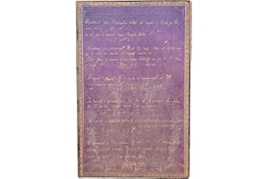 Paperblanks Flexi Agendas 18 Mois à Couverture Souple 2025, Marie Curie, Science de la Radioactivité, Maxi, Vertical, Fermeture Élastique