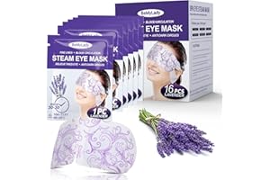 BeMyLady Augenmaske Wärmend 16Pcs Dampf Augen Maske Schlafmaske Wärmebrille für Augenermüdung Augenringe, Migräne, lidrandpfl