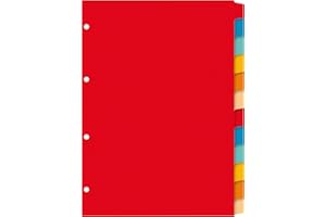 Kangaro Intercalaires en carton PE412 - Format A4 - Blancs - 180 g/m² - Carton recyclé Manilla - 12 pièces