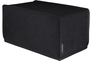 PlayVital Protection pour Xbox Series X Housse Anti-Poussière,Cover Protege pour Xbox Series X Console Accessoires Cache Poussière Nylon,Noir-Horizontal