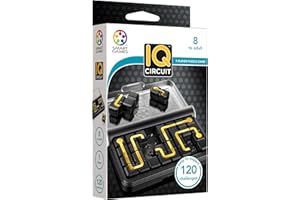 LUDILO Smart Games - IQ Circuit | Rompecabezas Niños Y Adultos | Juegos De Mesa Niños 8 Años O Más | Incluye 120 Desafíos | Juegos Infantiles | Juegos Mesa