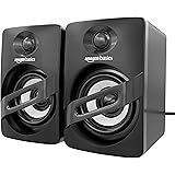 Amazon Basics Portable Multimedia Speaker| Suitable for Laptop & Desktop (Black) | USB 2.0 | Deep Bass