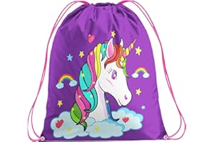 Artexia Turnbeutel Kindergarten Sehr strapazierfähig mit Innentasche mit Reißverschluss Turnbeutel Mädchen Wasserdicht Sportbeutel Mädchen Turnbeutel Kinder Schwimmtasche Kinder