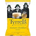Tyrrells Mature Cheddar & Chive Crisps - 24x40g