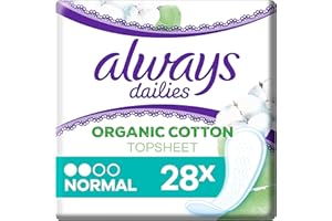 Always Dailies Singles To Go Fraîcheur Flexible, Pack de 28 Protège-Slips Flexible/Confortable
