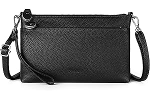 befen Genuine Leather Cross Body Bag Women Small Phone Bag RFID Shoulder Bags Women Handbags Clutch Bags for Ladies with 2 Straps