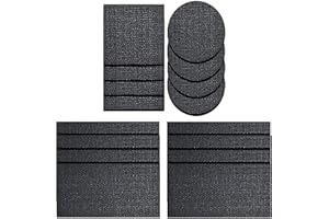 FYHJNC Rug Gripper for Carpeted Floor: 16 Pairs Non-Slip Washable Reusable Carpet Sticky Grips for Rug to Carpet, Ideal for Sofa Cushion and Car Boot Liners