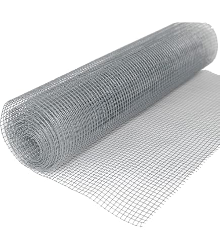 PATIKIL Malla De Alambre De Acero Inoxidable 304 – 100x40 Cm, 8 Mm De Ojo – Para Gallinero, Cercado De Jardín Y Protección De Conejos