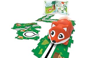 Learning Resources El Zorro Scrambles, Mascota codificadora Go-Pets de Coding Critters, Stem, Juguete para Aprender a codificar a una Edad temprana, Mascota interactiva, niños de 4+ años