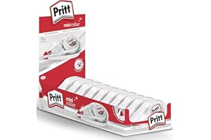 Pritt Compact roller-Mini, 4,2 mm x 7 m, colore: multicolore, 10 pezzi