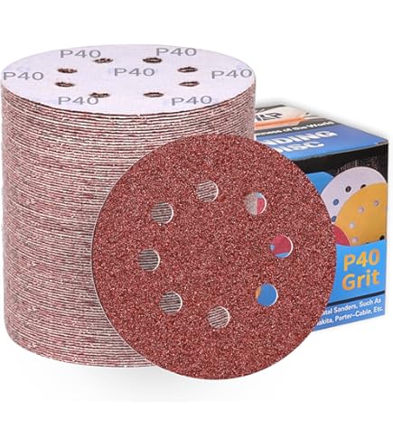 Disques Abrasifs 125 Mm Grain 800, Papier Abrasif En Alumine Calcinée 8