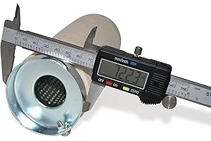 KUSTOM66 TH010093 Db-Killer 73 mm x 207 mm Universale Db Eater per Scarico da 3 Pollici