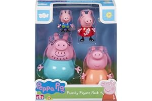 Peppa Pig 6666 Pack 4 Figuras, Multicolor