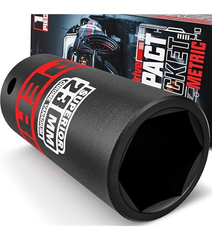QUARKZMAN 3/4" Antrieb Stecknuss 55mm – Schlagschrauber-Steckschlüssel Für Achsmuttern & Radbolzen