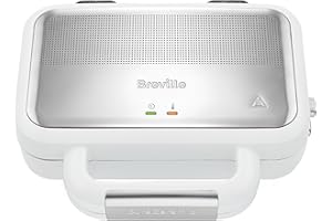Breville VST070X Appareil à croque-monsieur DuraCeramic Jumbo VST074X Gris/blanc