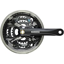 Guarnitura Shimano FC-M311 | 8 Velocità | 48/38/28D | Nero | 170 Mm - Foto 11