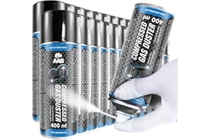 AABCOOLING AAB Compressed Gas Duster 400ml - Spray Congelante per Elettronica, Spray Freddo, Raffreddante Spray, Spray Ghiaccio Istantaneo, Spray Gelo, congelare a -50*C - Set di 24 Pezzi