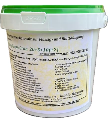 COMPO EXPERT Hakaphos Grn Dnger 25 kg Nhrsalz Nhrsalze Universaldnger  : Amazon.de: Garten