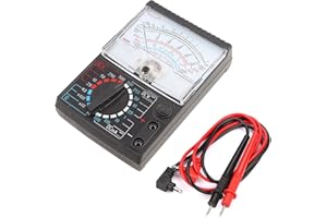 DAYTESY Multimetro Analogico, Voltmetro Amperometro Ohmmetro Analogico Tester Per CA CC Tensione Corrente Resistenza Con 18 Gradi E 21 Gamme, Amp Ohm Volt Tester