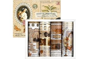 Lychii 20 Rollen Washi Tape Set, Dekoratives Klebeband, Kollektion für Bastler, verschönert Journals, Planer, Karten und Scrapbooking