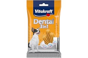Vitakraft Dental 3en1 Snack pour Chien Taille XS Sachet de 7 Sticks 70 g