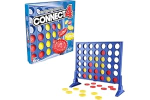 Connect 4 - Hasbro Gaming - Strategy Board Game for 2 Players, Get 4 in a Row, Board Games & Puzzles, Toys for Kids, Boys and Girls Ages 6 & Up