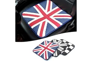 QIDIAN Coprisedile per auto Tappetino per cuscino per sedile in seta di ghiaccio per Cooper S Clubman F54 F56 R55 R56 F60 R60 R61 Hatachback Countryman Paceman Accessori per lo styling degli interni