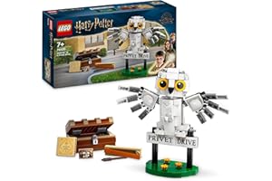 LEGO Harry Potter Hedwige au 4 Privet Drive, Jouet de Construction Fantastique pour Enfants, Figurine de Chouette, Jeu en autonomie, Cadeau Surprise Idéal pour Filles, Garçons et Fans dès 7 Ans 76425