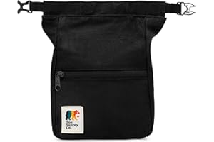 OSO Supply Co Kulshan Boulder Bucket, Large Chalk Bag for Climbing, Chalk Pot with Magnetic Roll Down Closure, Brush Loop, Zipper Pockets for Climbers