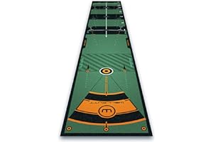 WELLPUTT - Puttingmatte Golftraining - 3m grün