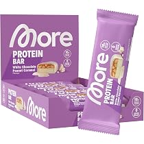 MORE Protein Bar, 10er Box, White Chocolate Peanut Caramel ...