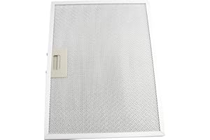 CARMOTTER Metallgitter-Abluftfilter, Dunstabzugshaube, Fettfilter, 400 x 300 mm, aluminisierte Fettfiltration für Küchen-Dunstabzugshaube