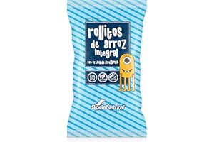 Alecosor Rollitos De Arroz Integral Con Crema De Avellanas Soria Natural Bolsa Hermética 25 G (3 Unid X 83 G)