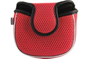 Andux Mesh Mallet Putter copertura Golf Putter testa copre rosso, piazza MT/TG14