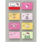 Ms Major Selection 8'Li Hello Kitty Set &Ccedil;ipli Veya &Ccedil;ipsiz Kart, Kredi Kartı, Akbil Kaplama Stickerı