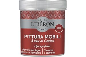 Libéron Pittura Mobili a base di Caseina Rosso Mattone 0.5 L