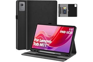 KATUMO Etui dla Lenovo M11 Tablet 11 Cala (TB-330FU), Skórzana Obudowy kompatybilna z Lenovo Tab M11/ LENOVO Xiaoxin pad 2024, z Uchwytem na Pióro i Automatyczną Funkcją Snu/budzenia
