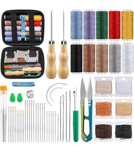 Strumento Per Riparare Scarpe, Filo Per Cera, Filo Per Cucire, 14 - Foto 8